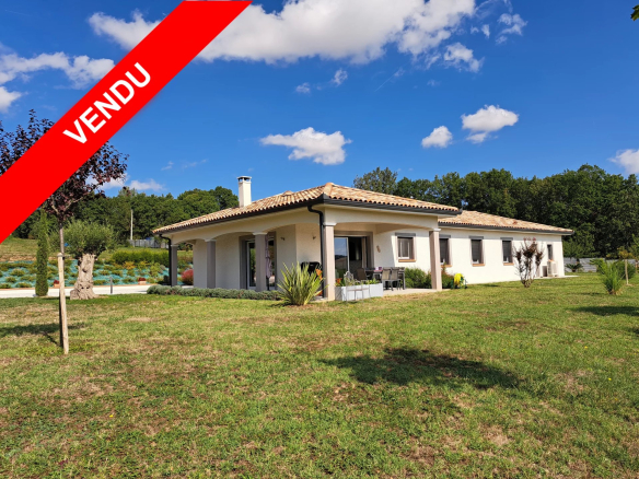 VILLA RECENTE – VUE DEGAGEE 10mn de Samatan
