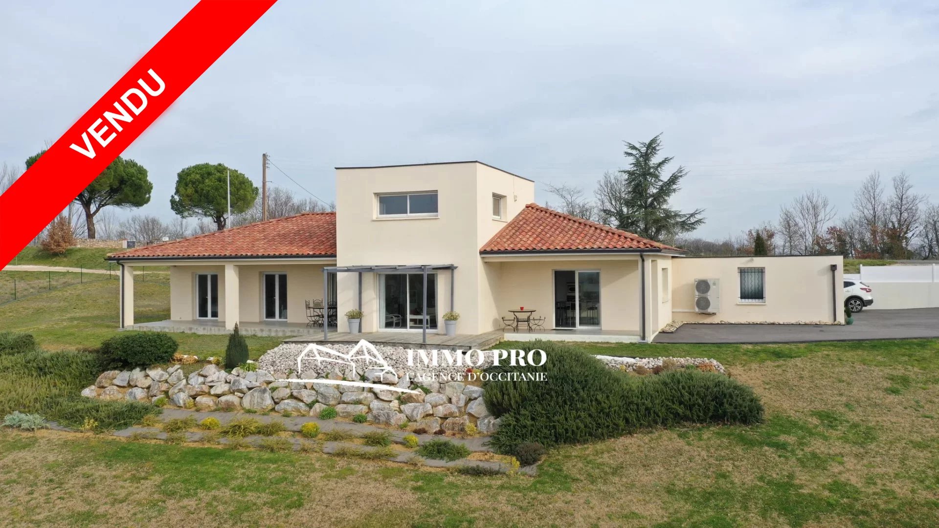 Maison contemporaine  Vue Pyrénées