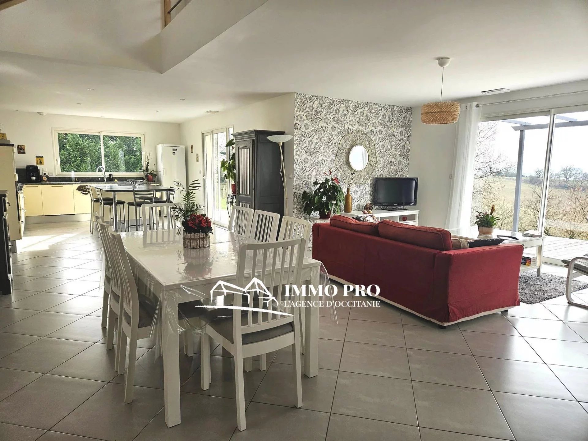 Maison contemporaine  Vue Pyrénées