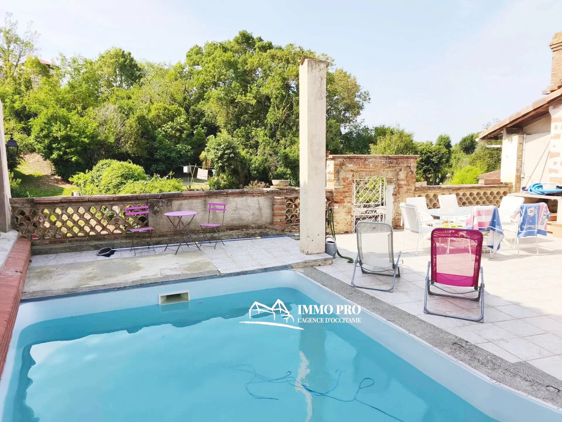 Maison de charme avec jardin, piscine & pool-house — à 10 min de Lombez