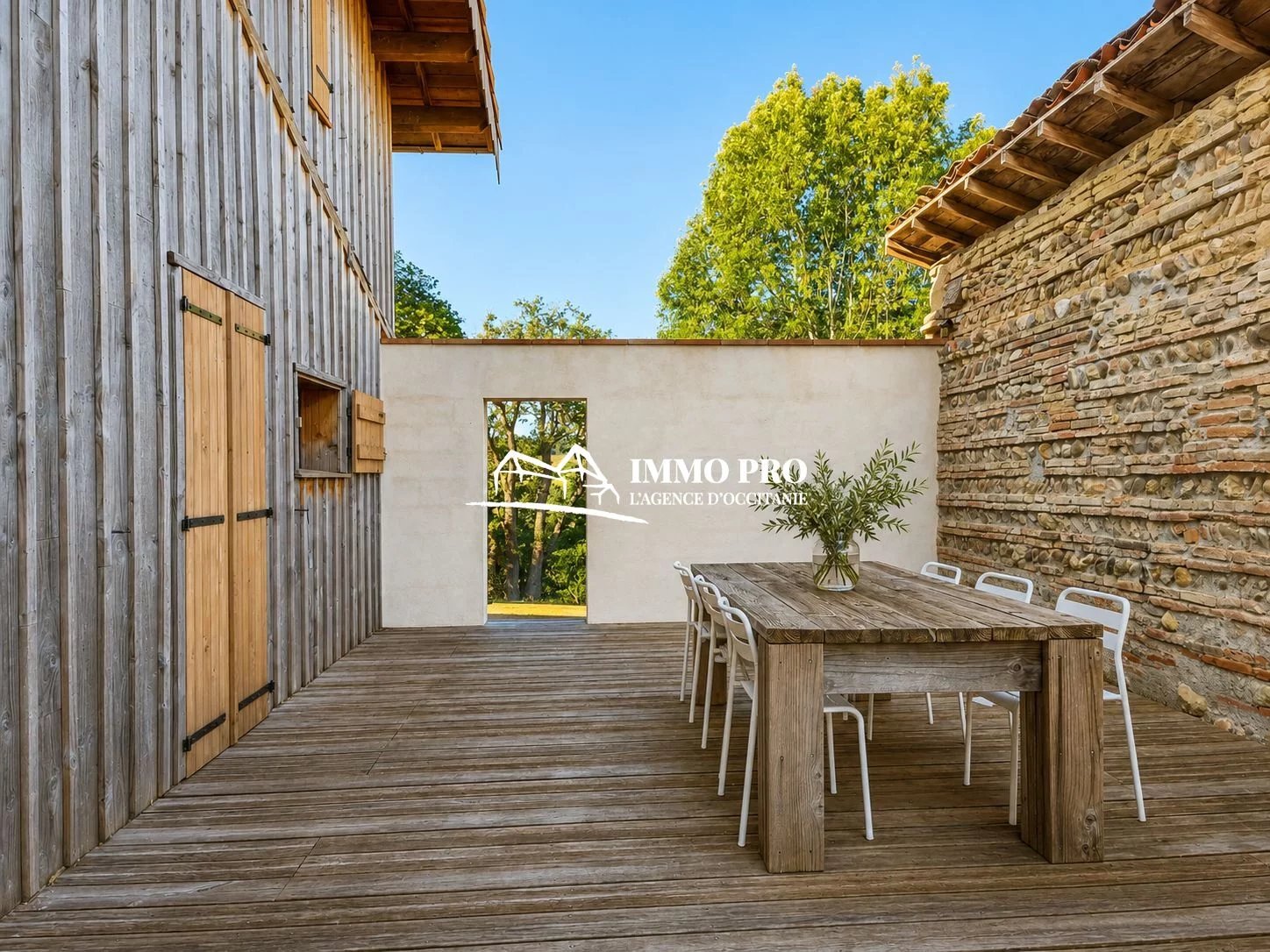 Le Fousseret   Maison ancienne rénovée AU CALME