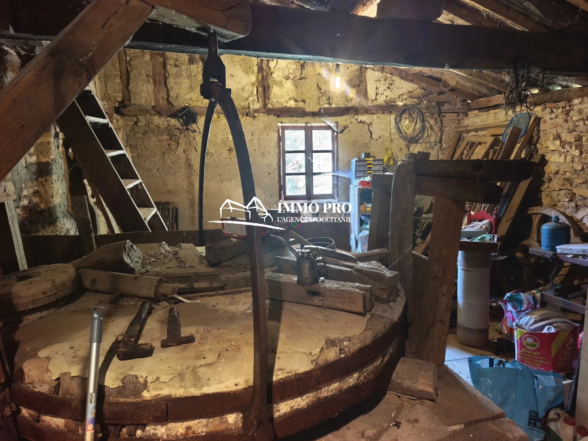 A rénover Moulin XVIIIe & Grange sur 5HA