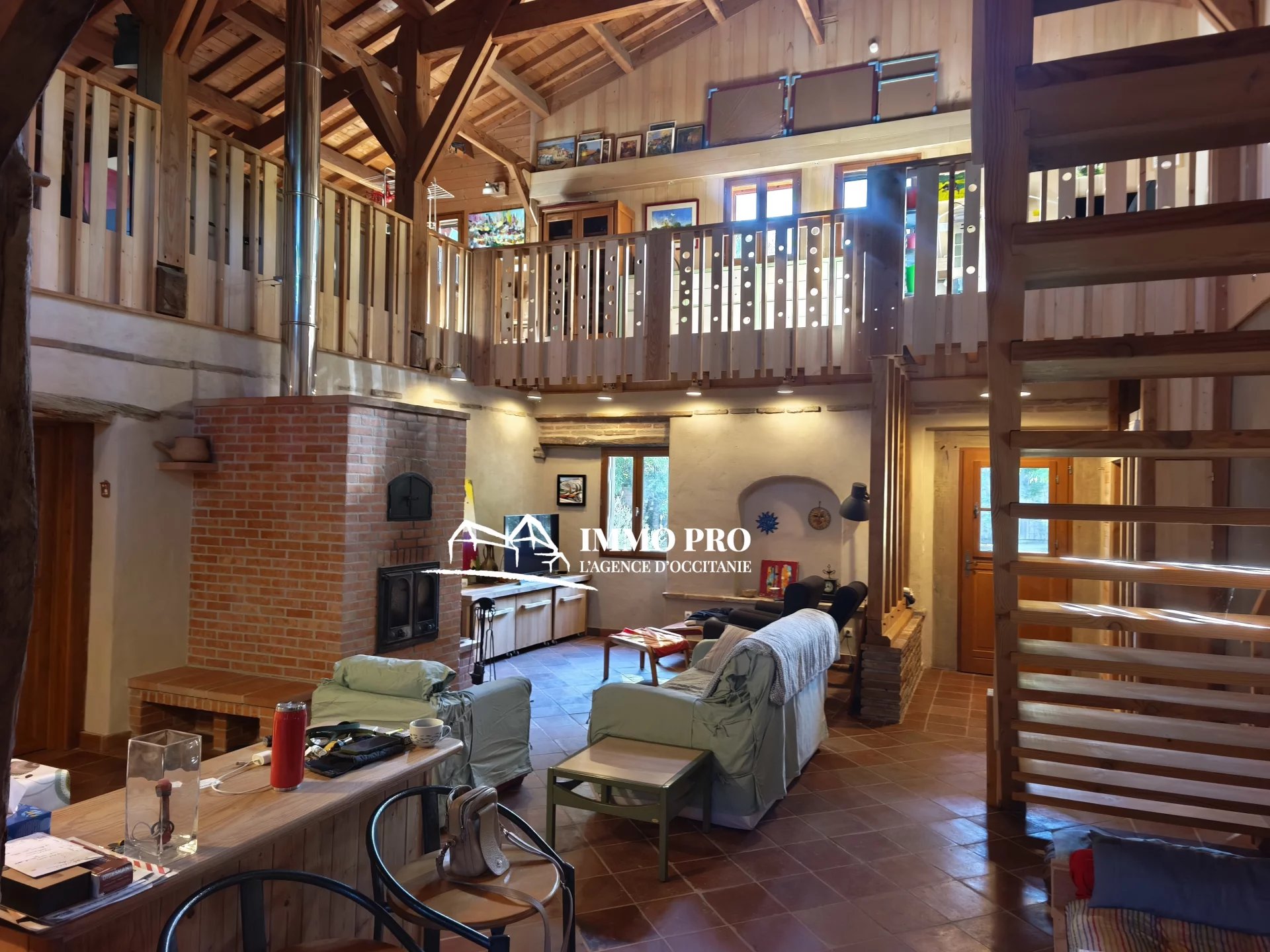 Le Fousseret   Maison ancienne rénovée AU CALME