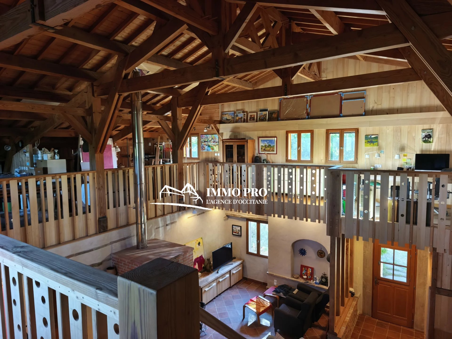 Le Fousseret   Maison ancienne rénovée AU CALME