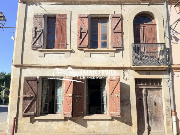 SAMATAN Centre   Maison au fort potentiel à révéler !
