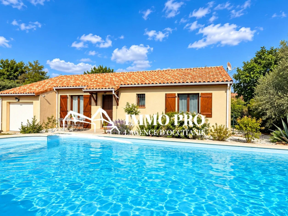 L’Isle Jourdain  Maison de Plain-pied   Jardin & Piscine